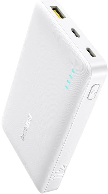 Baseus EnerFill FP21 10000 mAh USB-A USB-C 22.5W balta