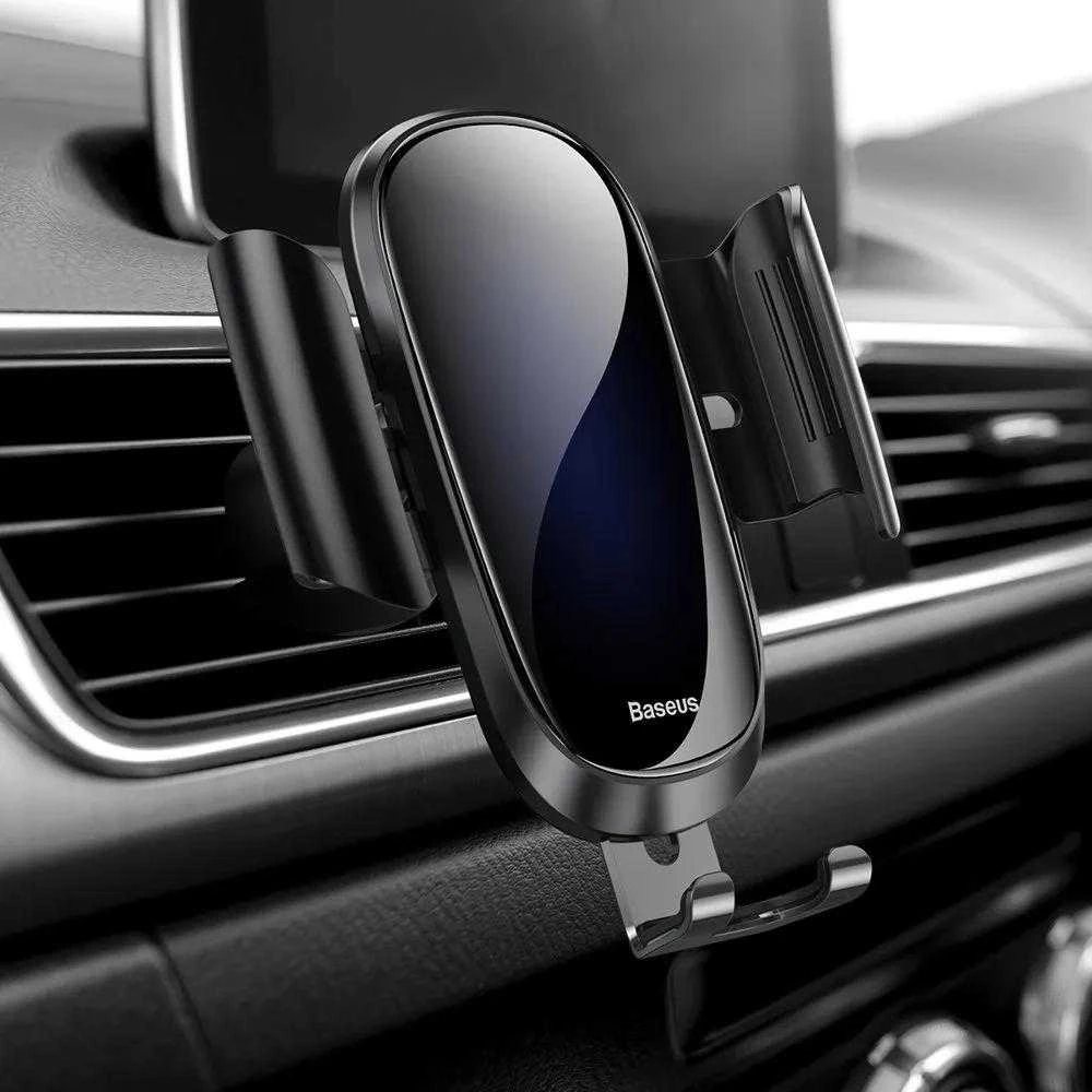 Automobilinis telefono laikiklis Baseus Future Gravity - Juodas