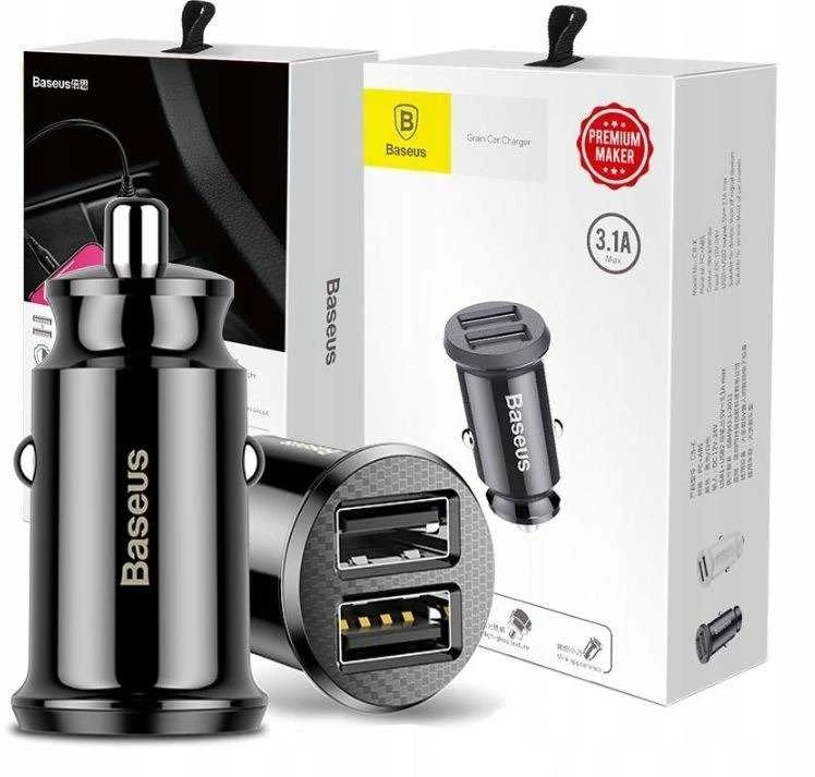 Baseus 12V USB kroviklis, 3.1A