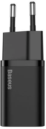 Baseus kelioninis įkroviklis Super Si 1C greitasis įkroviklis 25W EU juodas (CCSP020101)
