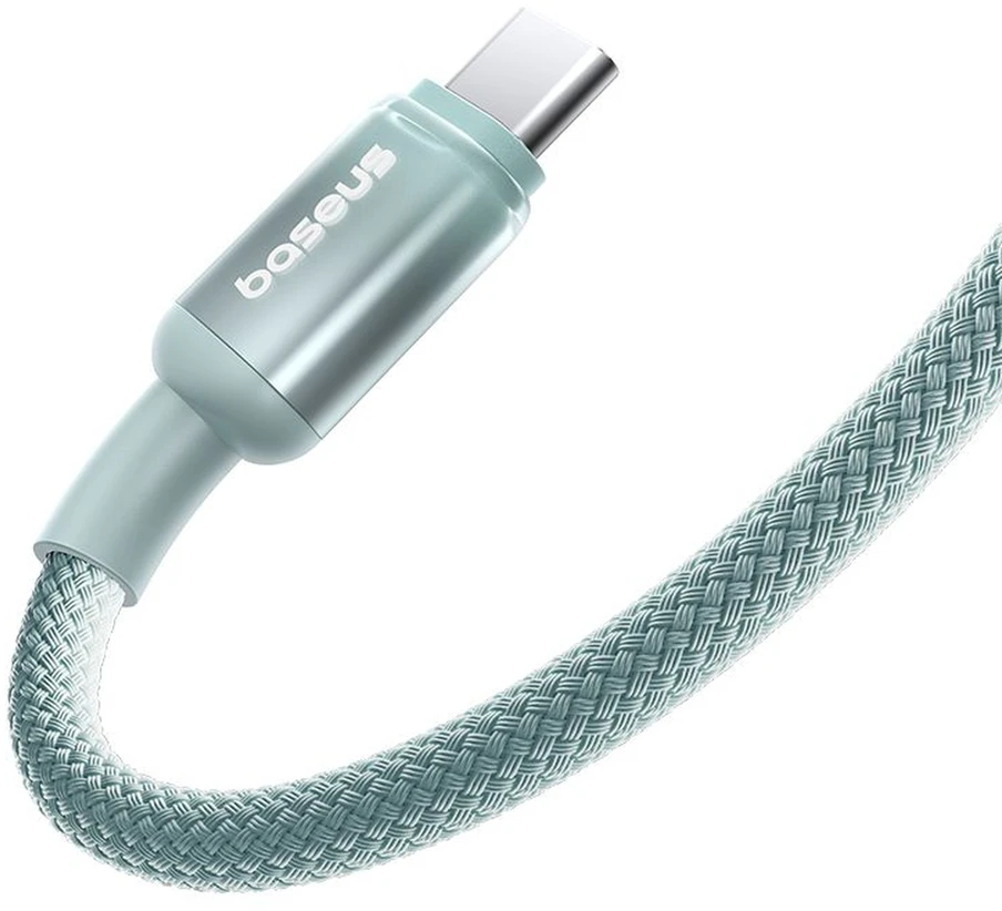Baseus laidas Discolor USB – USB-C 100W 1m mėlynas-žalias