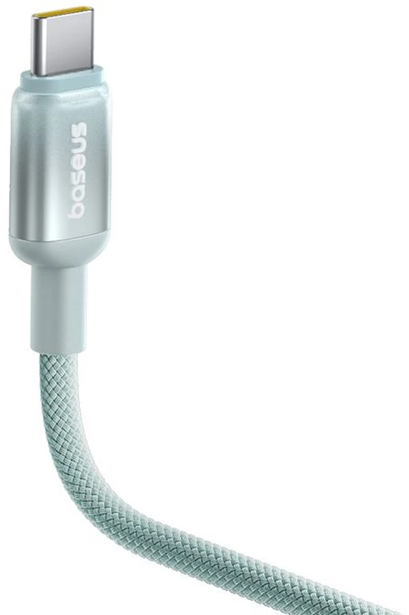Baseus laidas Discolor USB – USB-C 100W 1m mėlynas-žalias