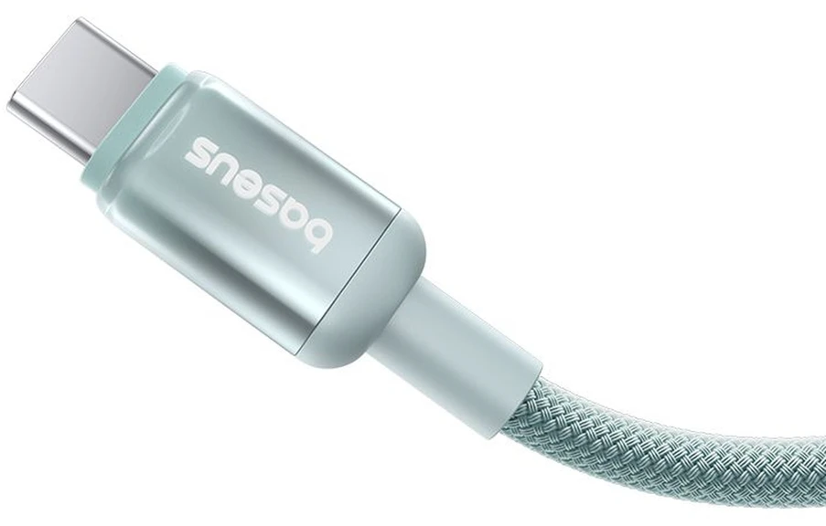Baseus laidas Discolor USB – USB-C 100W 1m mėlynas-žalias