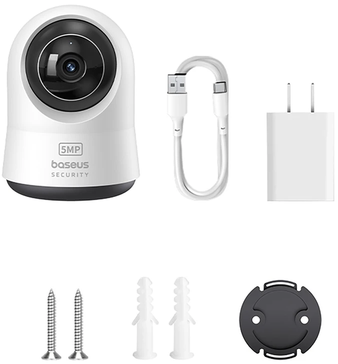 Baseus P1 Pro 3K vidaus kamera (balta)