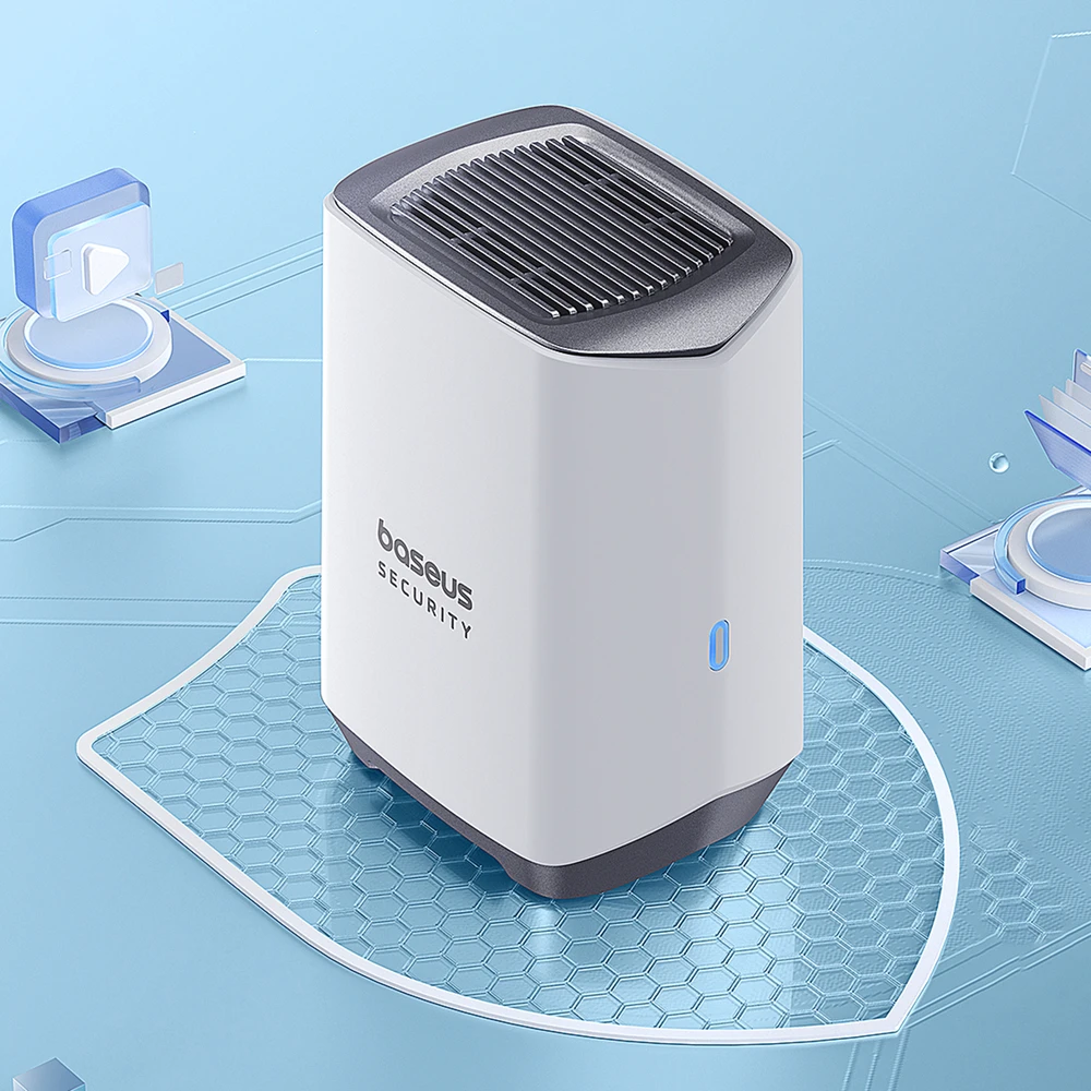 Baseus N1 Plus 2K lauko kamerų rinkinys (baltas)
