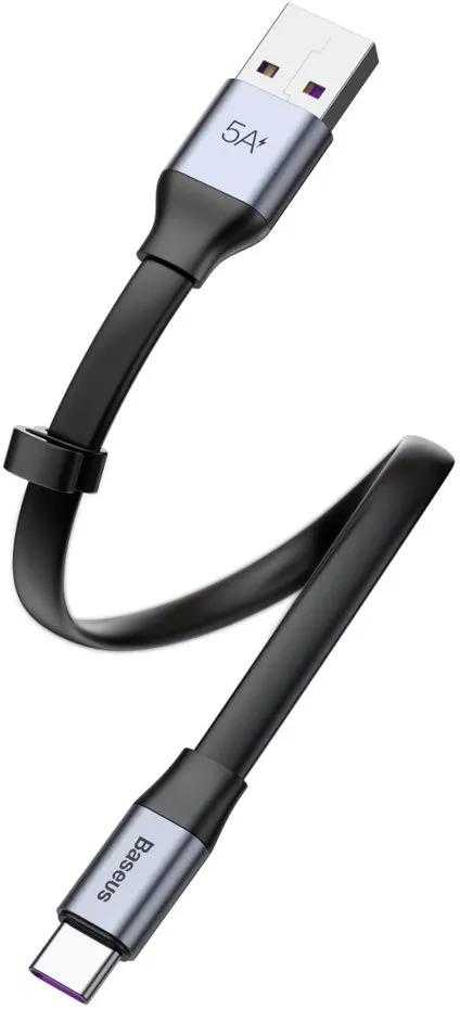 USB kabelis Baseus (CATMBJ-BG1) Type-C (40W) juodas 0.23M