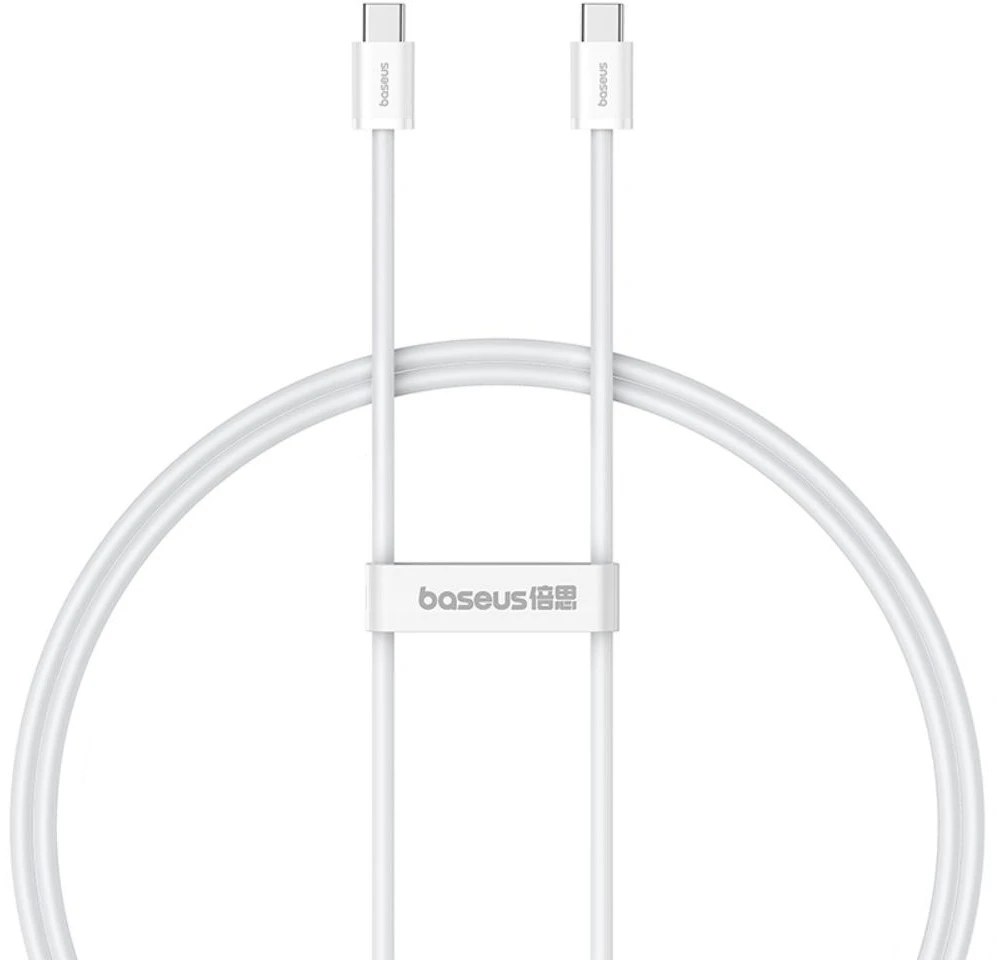 Baseus Superior Series 2 greitojo įkrovimo ir duomenų perdavimo laidas Type-C į Type-C 30W 2m Moon Baltas