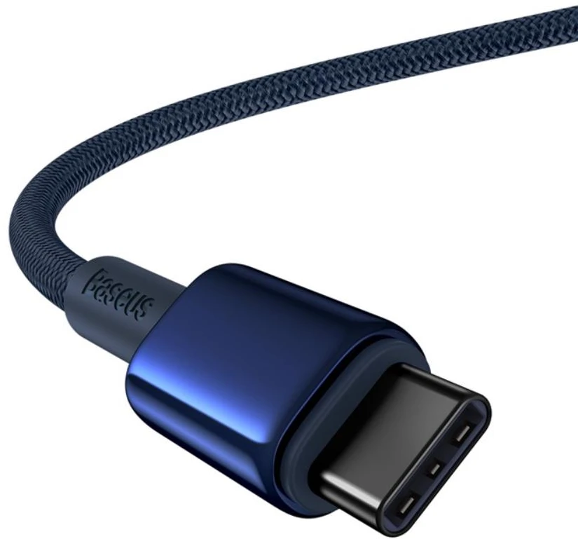 Baseus Tungsten Gold kabelis USB-C - USB-C 100W 2m - Mėlynas
