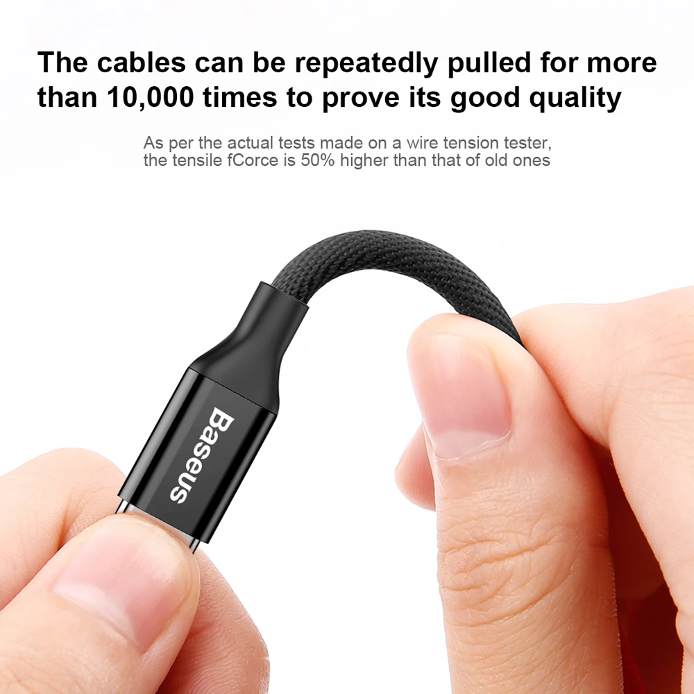 USB kabelis Baseus Yiven USB į Apple Lightning 1.8m juodas CALYW-A01