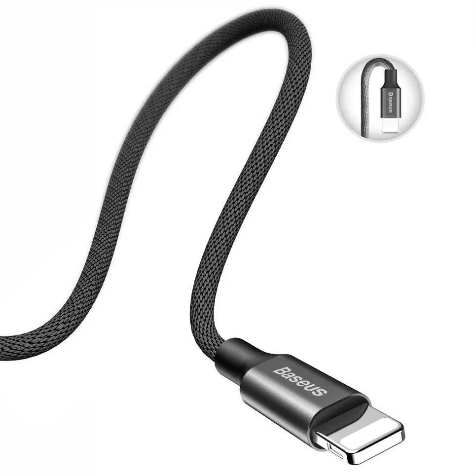 USB kabelis Baseus Yiven USB į Apple Lightning 1.8m juodas CALYW-A01