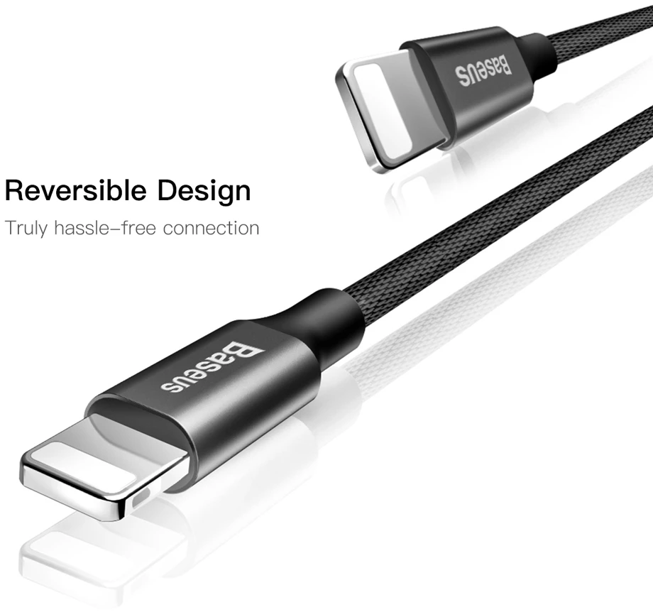 USB kabelis Baseus Yiven USB į Apple Lightning 1.8m juodas CALYW-A01