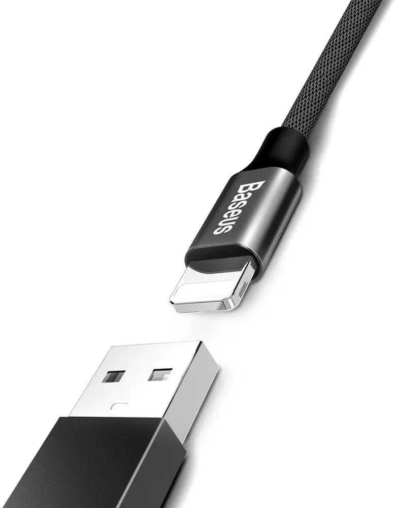 USB kabelis Baseus Yiven USB į Apple Lightning 1.8m juodas CALYW-A01