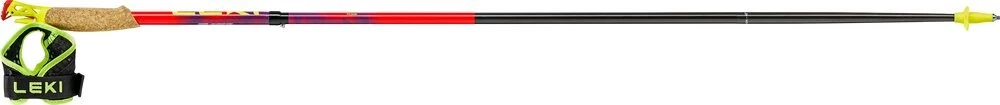 LEKI TRL Ultratrail FX One žygio lazdos, 115 cm, raudonos