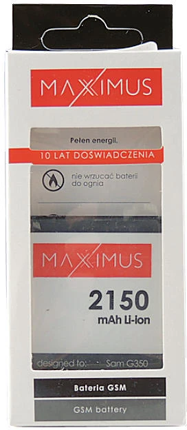 BAT MAXXIMUS SAM G350 CORE PLUS 2150 mAh EB-B185BE