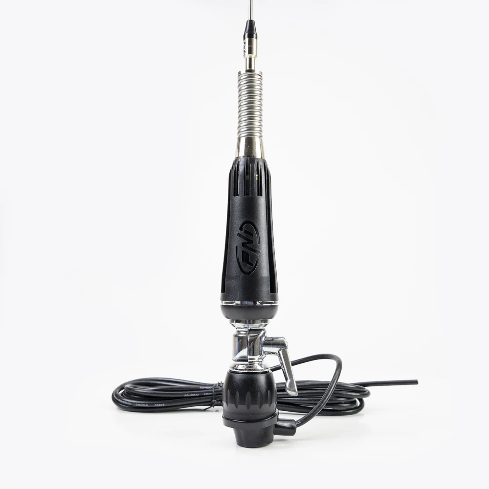 Bax 30 vienetų CB antenos PNI LED 1000 sulankstomos, 80 cm ilgio, su kabeliu ir drugelio tipo tvirtinimu, 26-30 MHz, 300 W, šviečia siuntimo metu