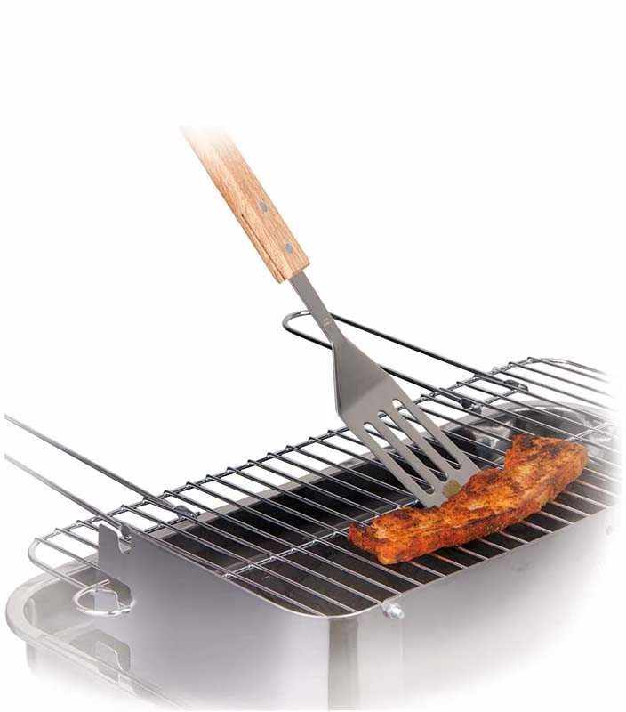 BBQ - szpatuła do grillowania dębowa rączka 41 cm