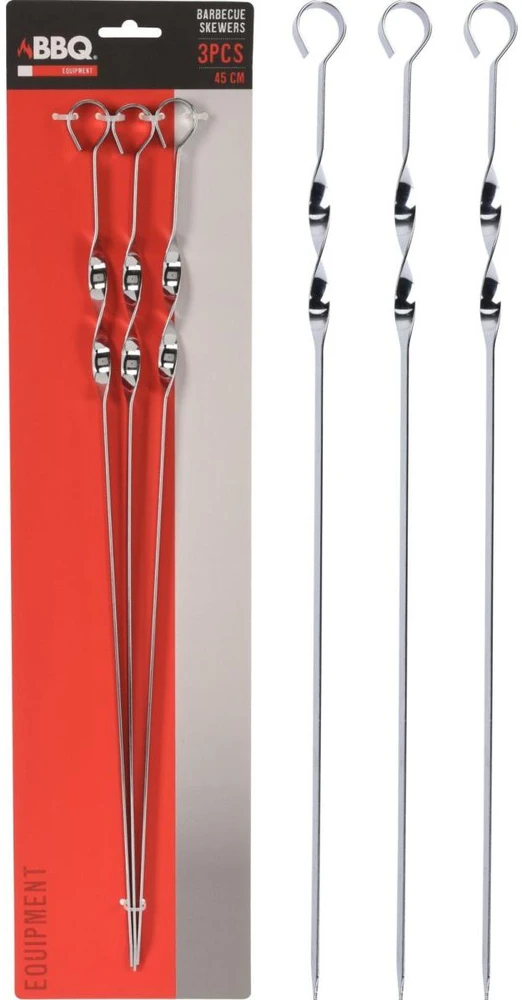 Bbq Line Iešmų rinkinys metalinė 45 cm 3 vnt.