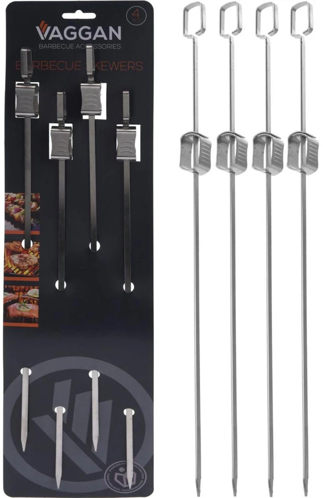 Bbq Line Nerūdijančio plieno iešmai 4vnt 40,5cm