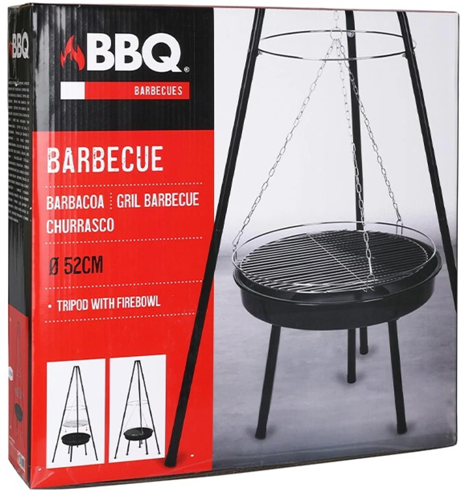 Bbq Line Sodo pakabinamas ant trikojo grilis 52 cm