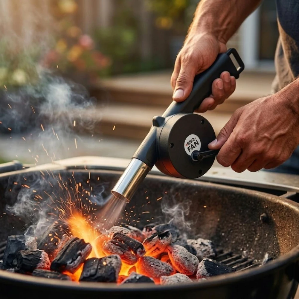 Mondex Bbq Line RANKINIS pūstuvas GRILIAMS IR ŽIDINIUI UŽVIETINTI
