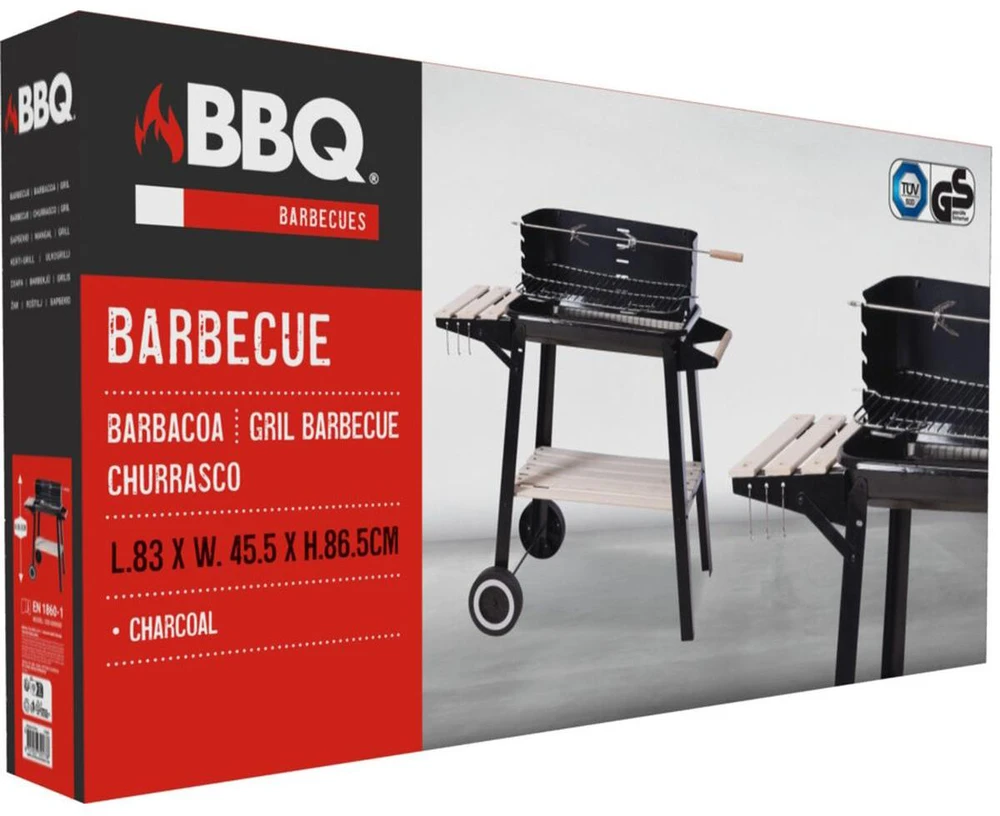 Bbq Line sodo kepsninė vežimėlis juoda