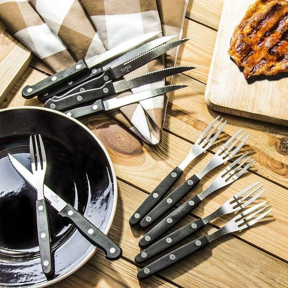 Bbq Line Kepsnių stalo įrankių rinkinys plieninė 12 vnt.