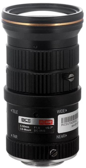 BCS BCS-05506MIR(2) fotoaparato objektyvas Juoda