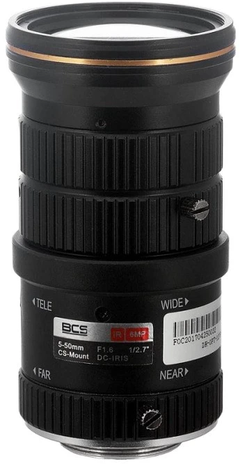 BCS BCS-05506MIR(2) fotoaparato objektyvas Juoda