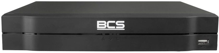 BCS BCS-L-NVR0801-4KE(2) tinklinis vaizdo įrašymo įrenginys (NVR) 1U Juoda