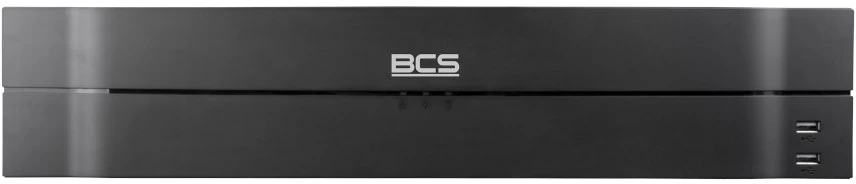BCS BCS-L-NVR6408R-A-8K-AI2 tinklinis vaizdo įrašymo įrenginys (NVR) 2U Juoda