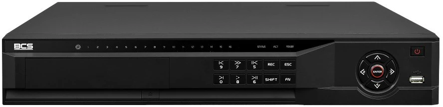 BCS BCS-L-XVR1604-4KE-IV Juoda, Sidabras