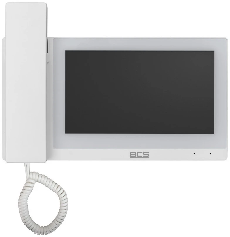 BCS BCS-MON7500W-S vaizdo telefonspynės sistema 17,8 cm (7″) Balta