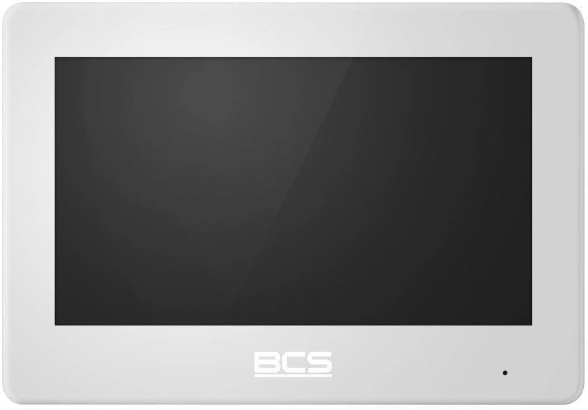 BCS BCS-MON7600W-2 vaizdo telefonspynės sistema 17,8 cm (7″) Balta