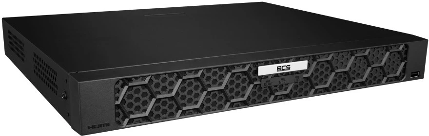 BCS BCS-P-NVR0902-A-4K(5) tinklinis vaizdo įrašymo įrenginys (NVR) 1U Juoda