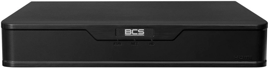 BCS BCS-P-NVR1601-4K(3) tinklinis vaizdo įrašymo įrenginys (NVR) 1U Juoda