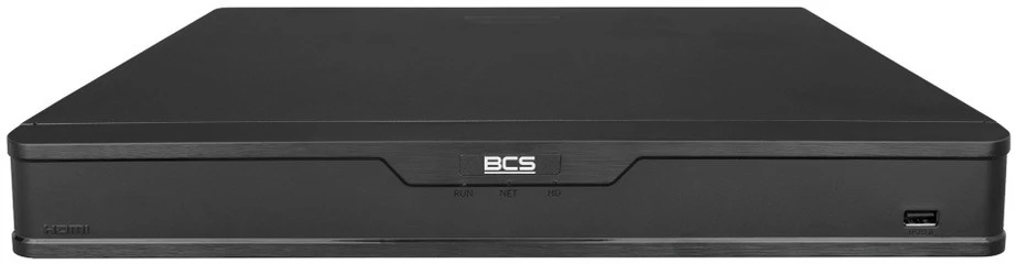 BCS BCS-P-NVR1602-A-4KE-16P(3) tinklinis vaizdo įrašymo įrenginys (NVR) 1U Juoda