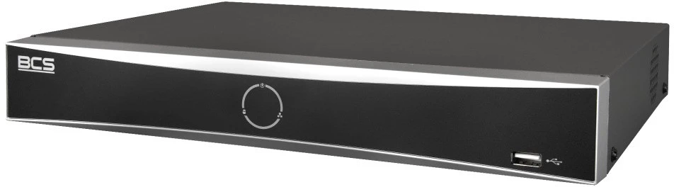 BCS BCS-V-NVR1601-4KE(3) tinklinis vaizdo įrašymo įrenginys (NVR) 1U Juoda