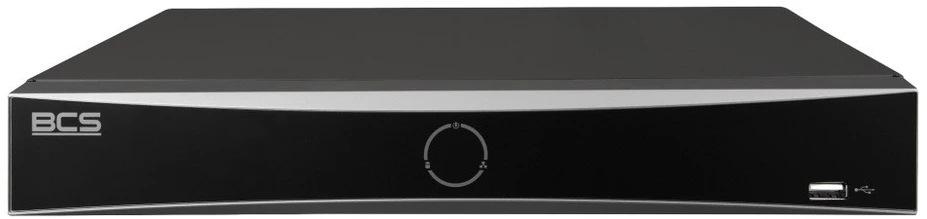 BCS BCS-V-NVR1601-4KE(3) tinklinis vaizdo įrašymo įrenginys (NVR) 1U Juoda