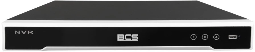 BCS BCS-V-NVR3202-A-8K tinklinis vaizdo įrašymo įrenginys (NVR) 1U Juoda