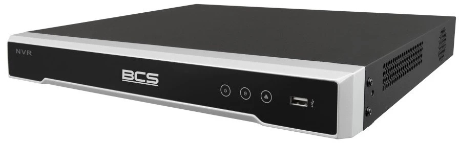BCS BCS-V-NVR3202-A-8K tinklinis vaizdo įrašymo įrenginys (NVR) 1U Juoda