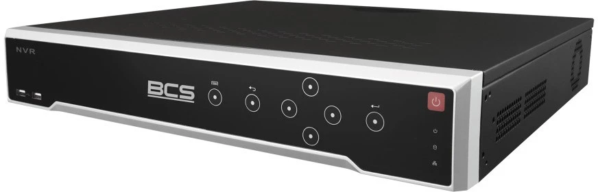 BCS BCS-V-NVR3204-A-8K tinklinis vaizdo įrašymo įrenginys (NVR) 1.5U Juoda