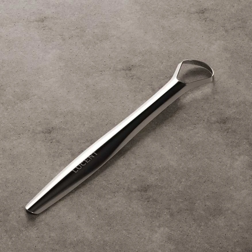 Be Lucent Beam Tongue Scraper, sidabro spalvos
