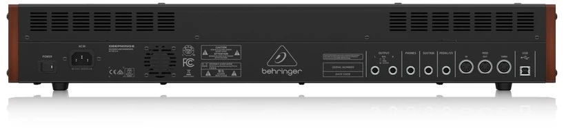 Behringer Deepmind 6 Analoginis sintezatorius 37 Juoda, Balta
