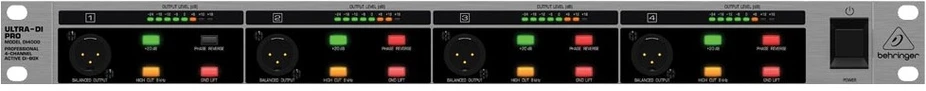 Behringer DI800 garsų maišiklis 8 kanalai Juoda, Sidabras