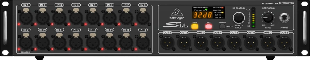Behringer Digital Snake S16 garso modulis