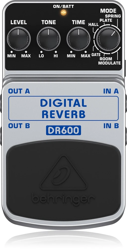Behringer DR600 efektų pedalas Išraiškos pedalas Juoda, Sidabras