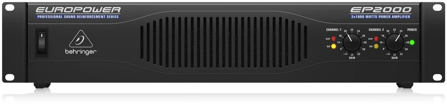 Behringer EP2000 garso stiprintuvas Pasirodymai / scena Juoda