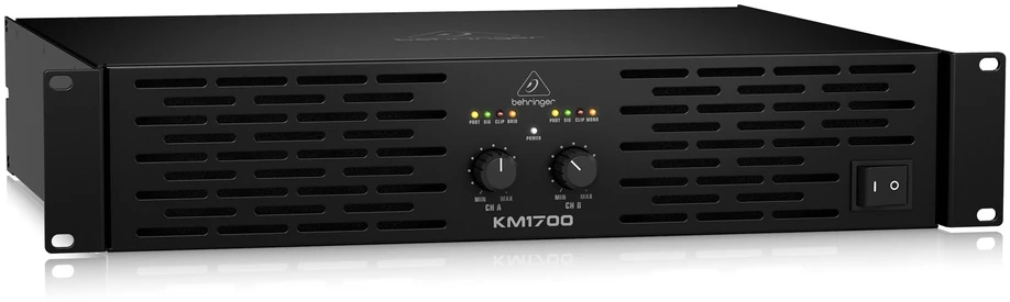 Behringer KM1700 garso stiprintuvas, skirtas pasirodymams ir scenai, juodas