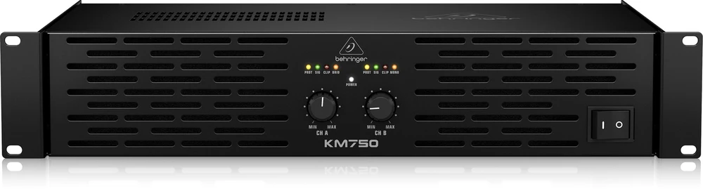 Behringer KM750 garso stiprintuvas 2.1 kanalai Juoda