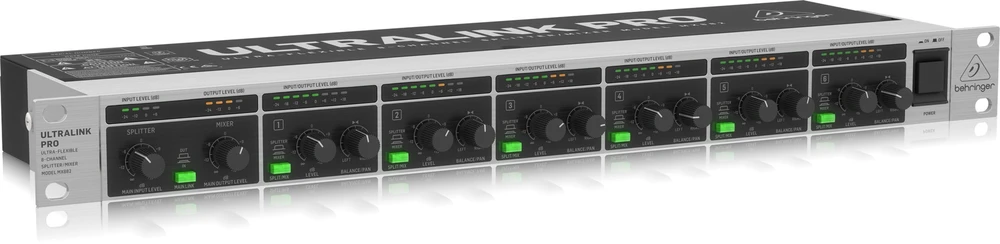 Behringer MX882 V2 garsų maišiklis 8 kanalai Juoda, Pilka, Metalinis